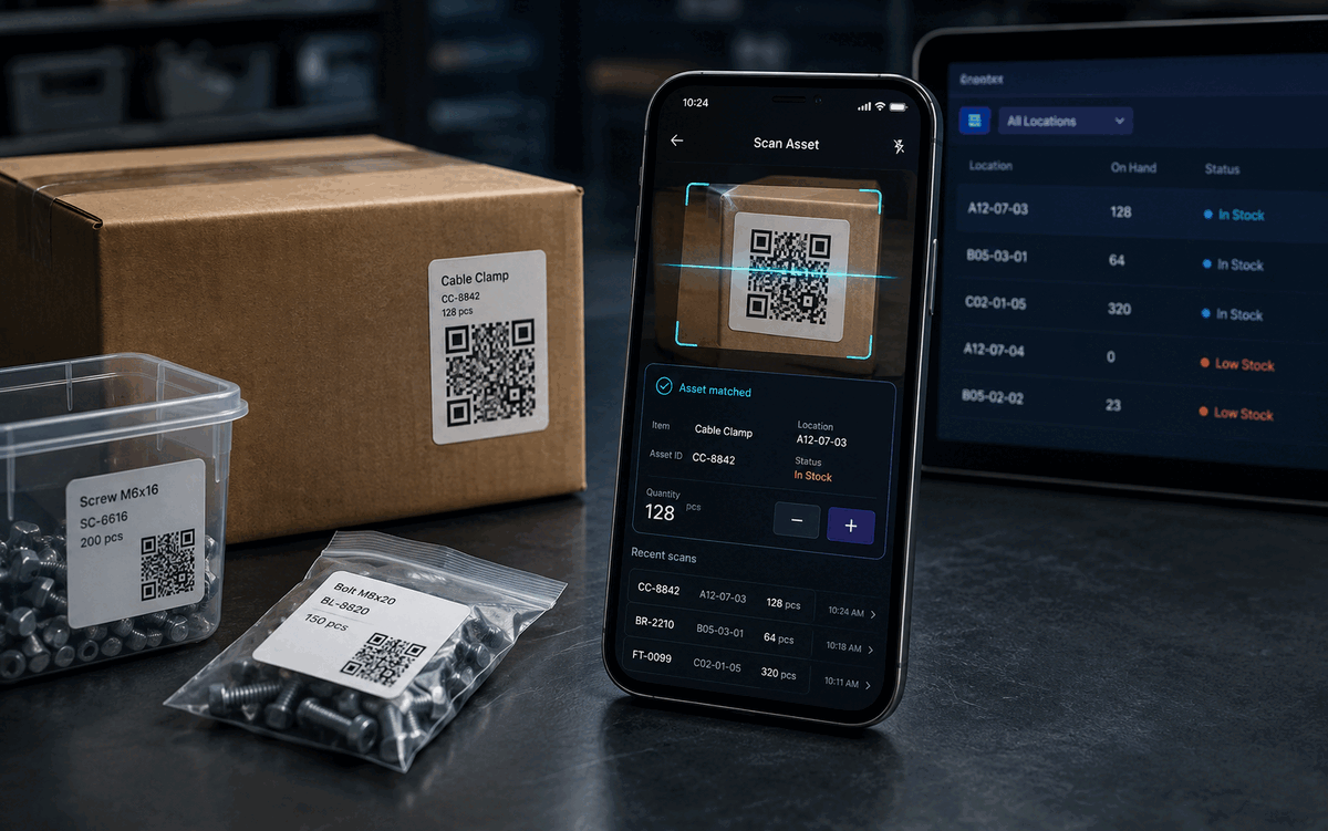 QR-based Solutions interface preview