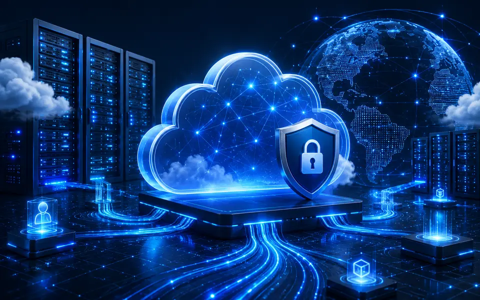 Cloud Hosting & Domains interface preview